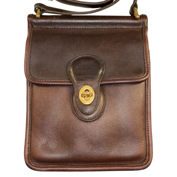 Vintage Coach Murphy 9930 | Made in USA | Mahogany Crossbody - Picture 9 of 16